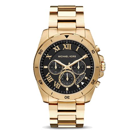 gold michael kors watch men'|Michael Kors men's watches black.